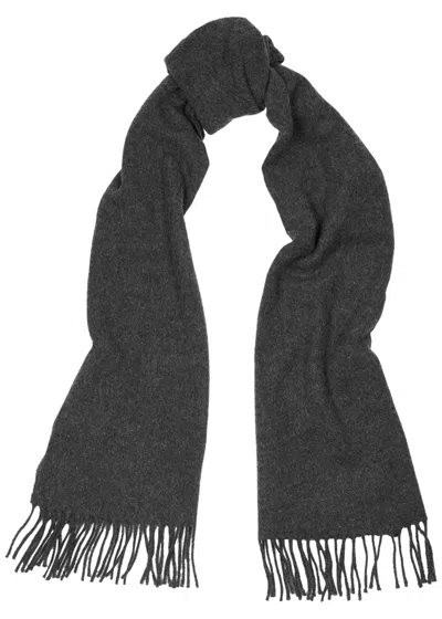 Totême Toteme Classic Wool Scarf In Grey