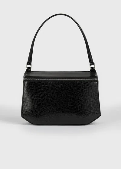 Totême Clip Palmellato-patent Shoulder Black