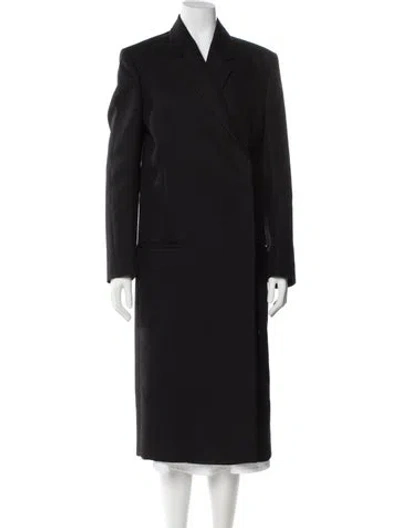 Pre-owned Totême Coat In Black