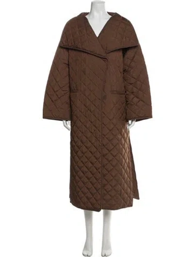 Pre-owned Totême Coat In Brown