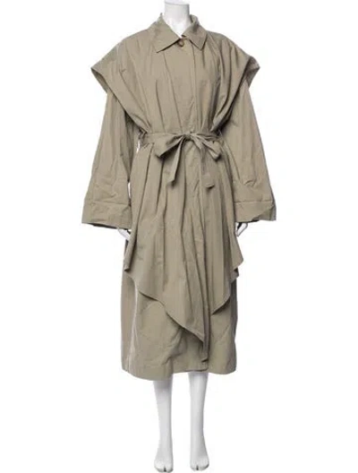 Pre-owned Totême Coat In Neutral
