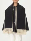 Totême Toteme Embroidered Scarf Jacket In Black