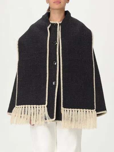 TOTÊME COAT TOTEME WOMAN COLOR GREY,H13581020
