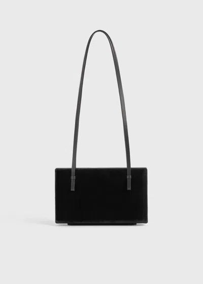 Totême Cocktail Velvet Bag Black