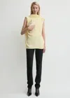 Totême Cocoon Cape Blouse Champagne In Gold