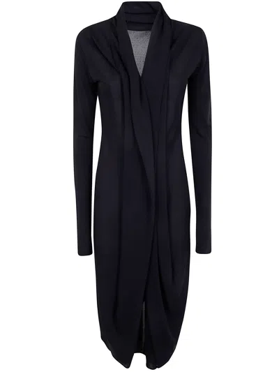 Totême Cocoon Cape Dress In Black
