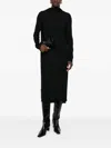 Totême Cocoon Cape Dress In Black In Black