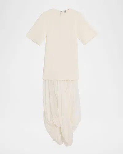 Totême Cocoon Drop-waist Maxi T-shirt Dress