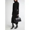 Totême Toteme Cocoon Long Sleeve Cape Dress In Black