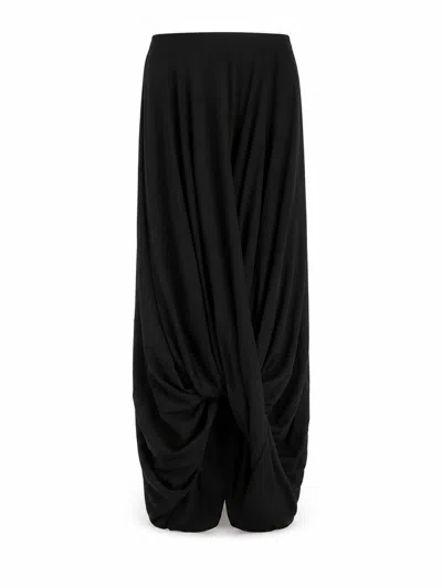 Totême Cocoon Midi Skirt In Black