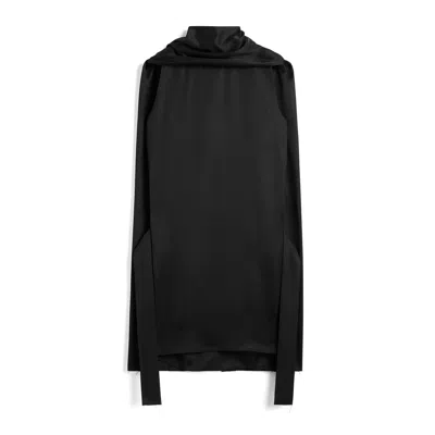 Totême Cocoon Scarf Dress In Black