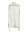Totême Toteme Cocoon Scarf Dress Ecru In White