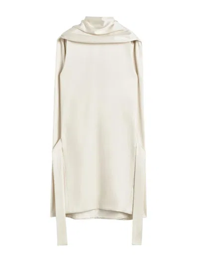 Totême Toteme Cocoon Scarf Dress Ecru