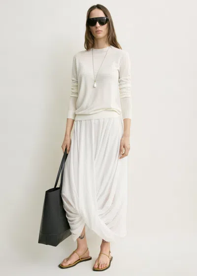 Totême Cocoon Skirt White Petite