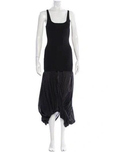 Pre-owned Totême Cocoon Tank Dress Long Dress In Black