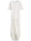 Totême Toteme Cocoon Tee Dress White