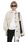 Totême Collared Drawstring Jacket In Neutral