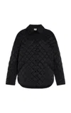 Totême Collared Quilted Jacket In Black