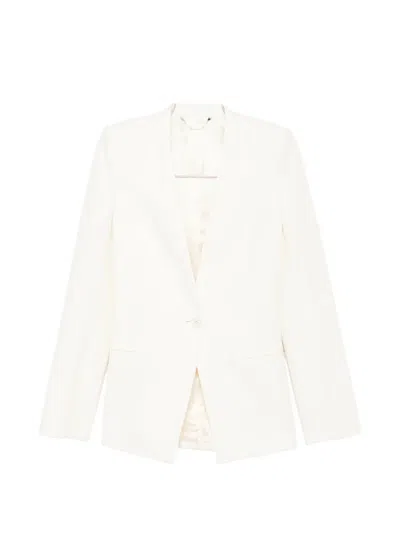 Totême Collarless Blazer In Neutral