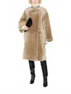 Totême Toteme Main Shearling Coat In Brown