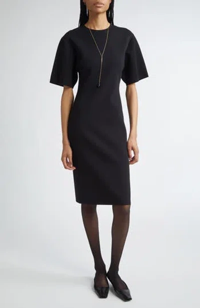 Totême Toteme Compact Jersey T-shirt Dress In Black