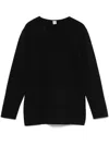 Totême Silk And Cashmere-blend Sweater In Black