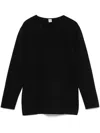 Totême Silk And Cashmere-blend Sweater In Black