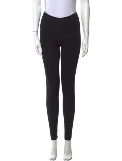 Pre-owned Totême Compact Knit Leggings Skinny Leg Pants In Black