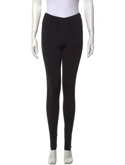 Pre-owned Totême Compact Knit Leggings Skinny Leg Pants In Black