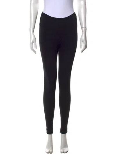 Pre-owned Totême Compact Knit Leggings Skinny Leg Pants In Black