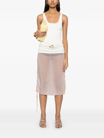 Totême Compact Knit Tank In White