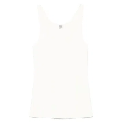 Totême Compact Knit Tank In White