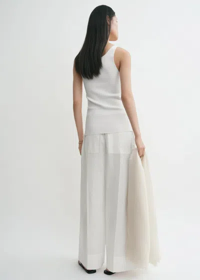 Totême Compact Knit Tank In White