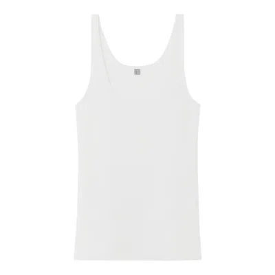 Totême Compact Knit Tank In White