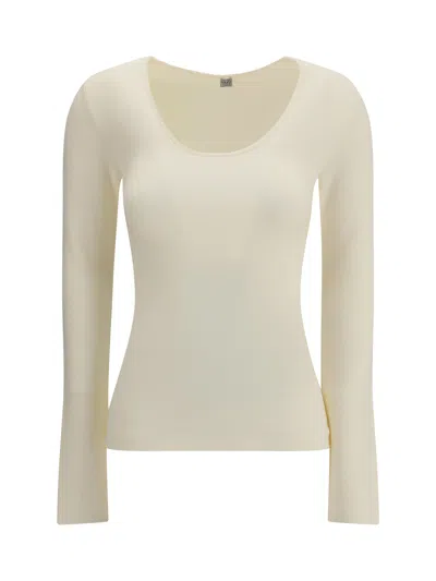 Totême Toteme Compact Sweater In Gray