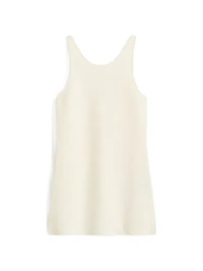Totême Compact-knit Tank Top In Neutral