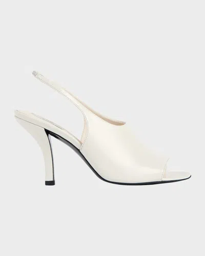 TOTÊME CONTOUR NAPLACK LEATHER SLINGBACK PUMPS
