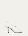 Totême Women White Slingback Heels, 7.5 Luxury Pumps & Heels For Women Darveys In White