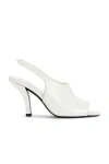 Totême Women White Slingback Heels, 7.5 Luxury Pumps & Heels For Women Darveys In White
