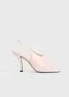 Totême Contour Naplack Slingbacks Flamingo In Pink