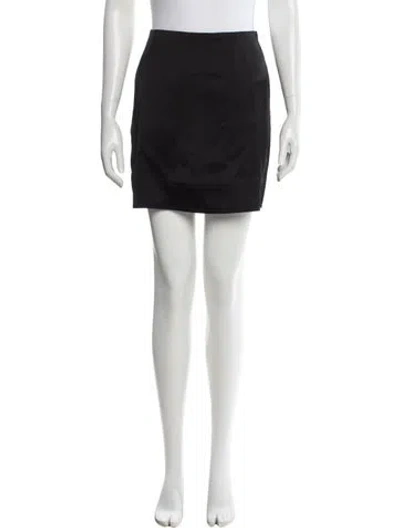Pre-owned Totême Contrast Satin Mini Skirt Mini Skirt W/ Tags In Black