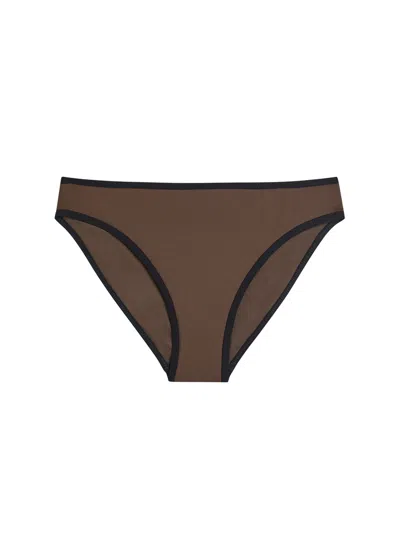 Totême Toteme Contrast-trim Bikini Briefs In Multi