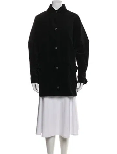 Pre-owned Totême Cord Overshirt Jacket Jacket In Black