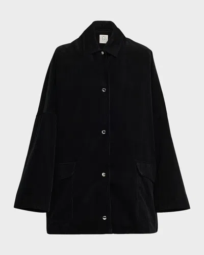 TOTÊME CORDUROY OVERSIZED SHIRT JACKET