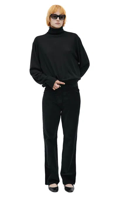 Totême Corduroy Trousers In Black