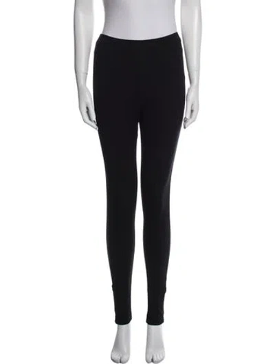 Pre-owned Totême Cork Skinny Leg Pants In Black