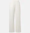 Totême Cotton And Silk Straight Pants