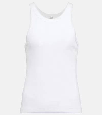 TOTÊME COTTON-BLEND JERSEY TANK TOP