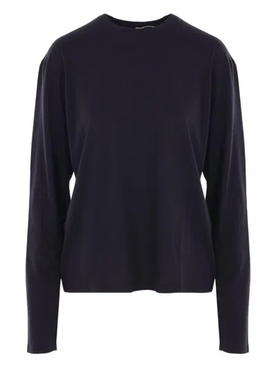 Totême Toteme Cotton Blend T-shirt In Black