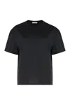 Totême Basic Crewneck T-shirt In Black